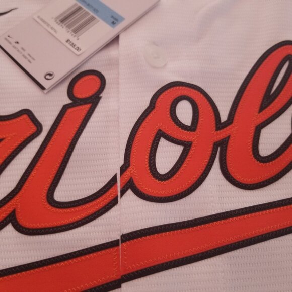 Men's Nike Adley Rutschman White Baltimore Orioles Replica Player Jersey-Medium - Picture 9 of 11